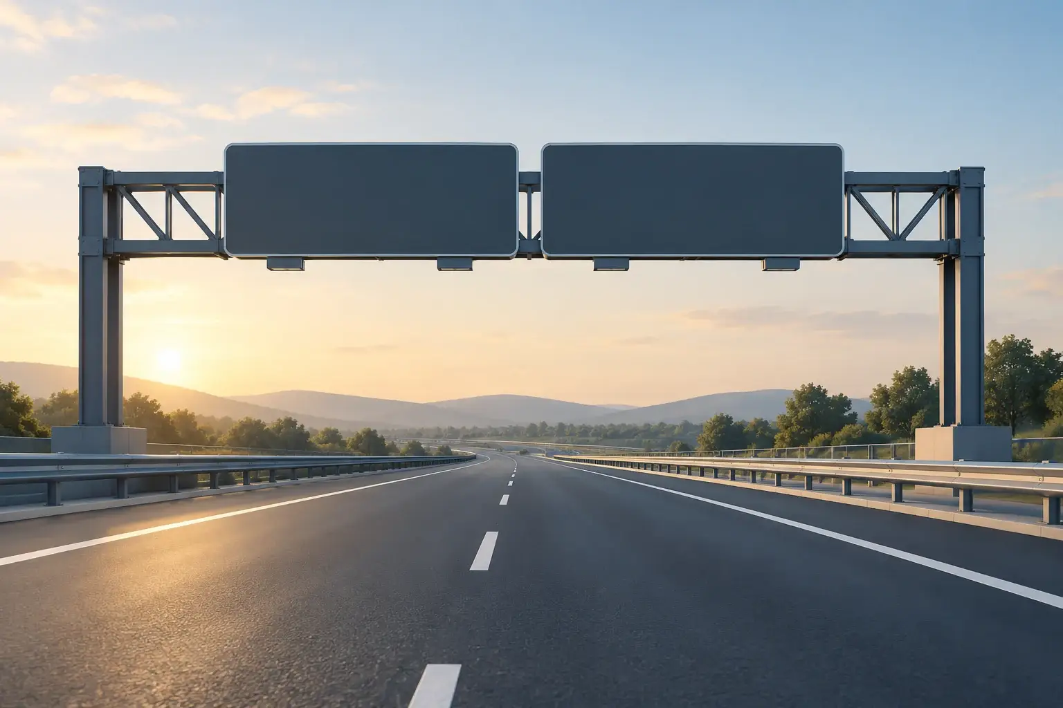 AI-generated illustration of a generic gantry infrastructure application